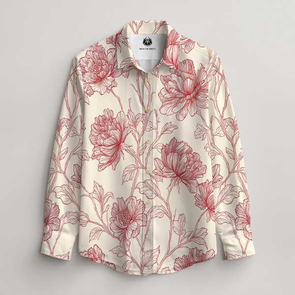 VEINY PRINTED FULL SHIRT