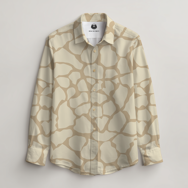 LEOPARD CRACKS FULL SHIRT