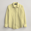 LINEN- YELLOW FULL SLEEVES SHIRT