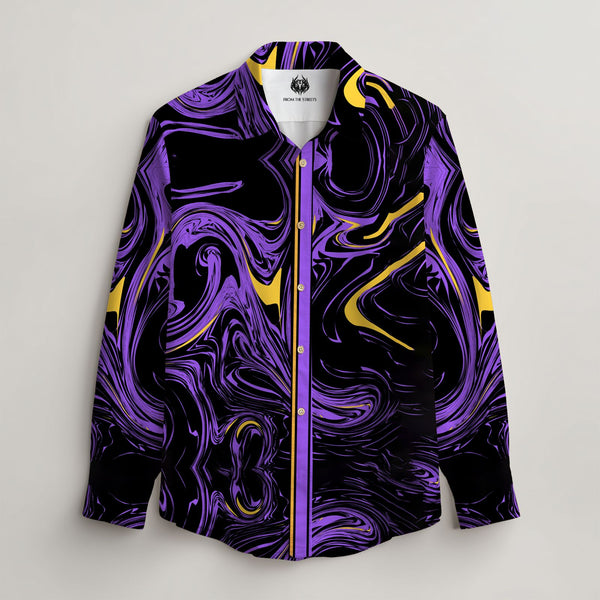 PURPLE FLUID FULL SHIRT