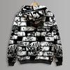 Art Attack Printed Hoodie