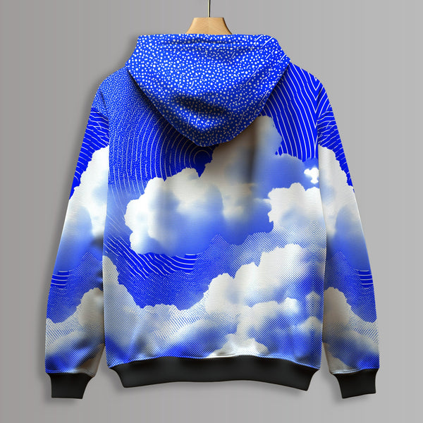 Cloudy Printed Hoodie