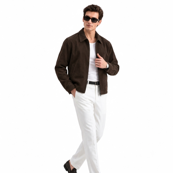 Corduroy- Coffee Brown Shacket