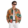 Motion Drip Denim Printed Shacket