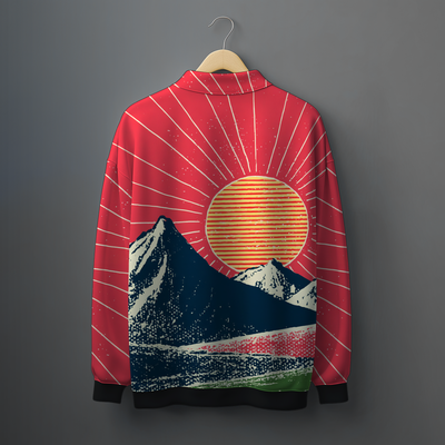 RUSTIC DOWNER POLO SWEATSHIRT