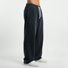 RELAXED FIT CORDUROY PANTS- NAVY BLUE