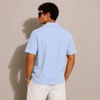 SATIN- SKY BLUE CUBAN SHIRT